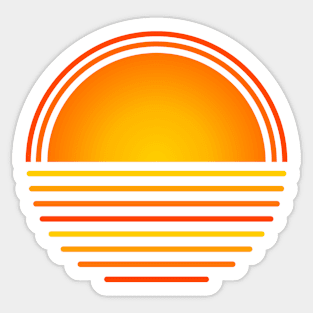 Vivid Sunset Sticker